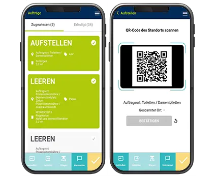 BINITY App Funktionen